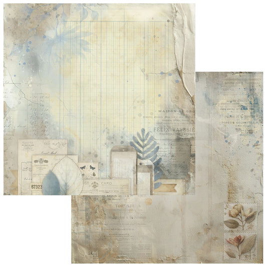 49 & Market - Collected Ephemera 12x12 Paper
