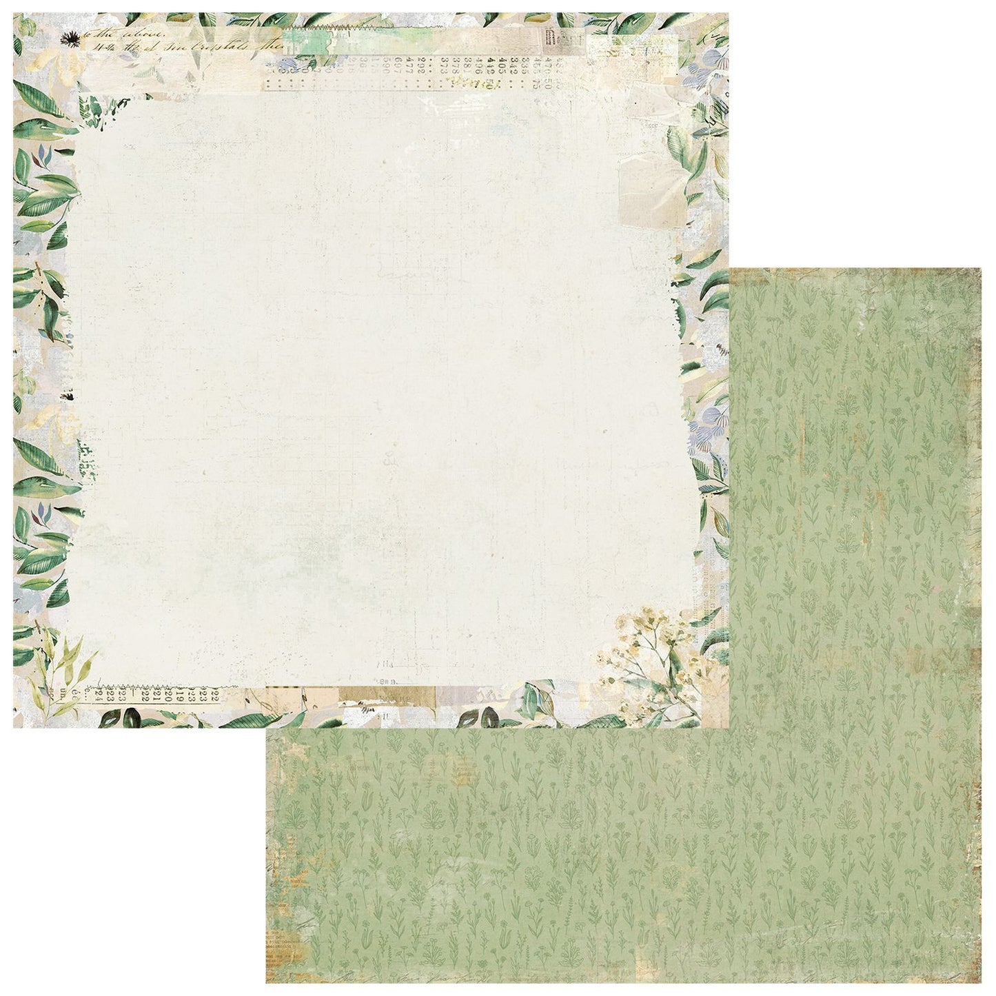 49 & Market - From The Garden - Seed & Soil 12x12 Cardstock