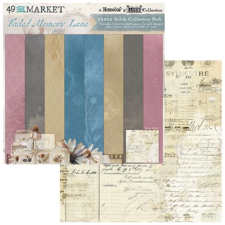 49 & Market - Faded Memory Lane Solids Collection