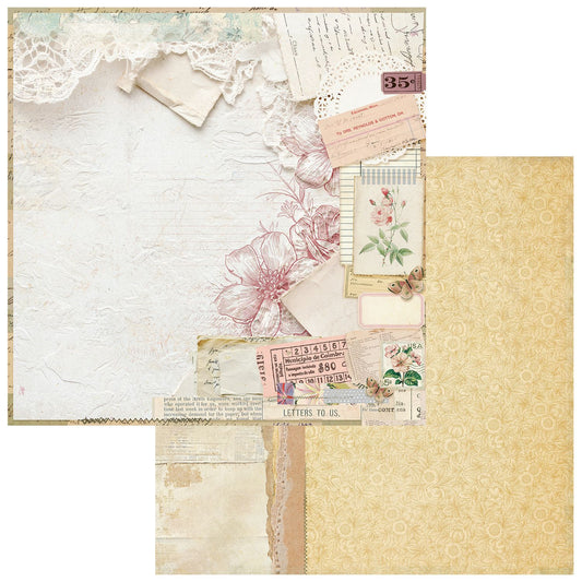 49 & Market - From The Garden - Rosewater 12x12 Cardstock
