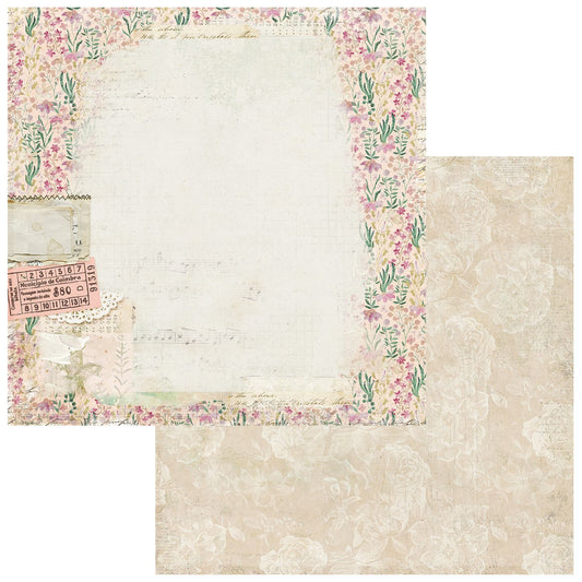 49 & Market - From The Garden - Wildflower 12x12 Cardstock