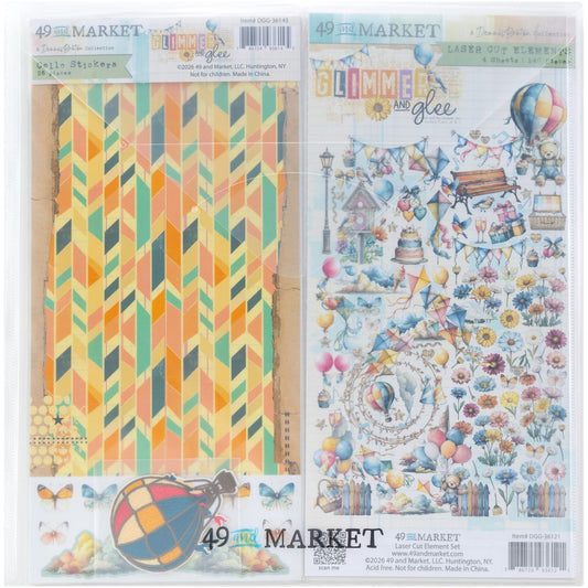 49 & Market - Glimmer and Glee Collection Bundle with Patch
