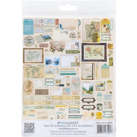 49 & Market - Travel Diaries Die-Cut Elements
