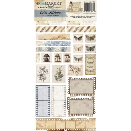49 & Market - Faded Memory Lane - Cello Stickers
