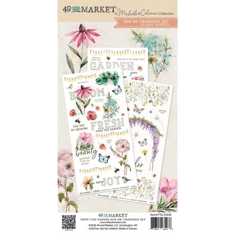 49 & Market - From The Garden - Blenable Rub-on Transfers