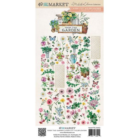 49 & Market - From The Garden - Laser Cut Wildflowers