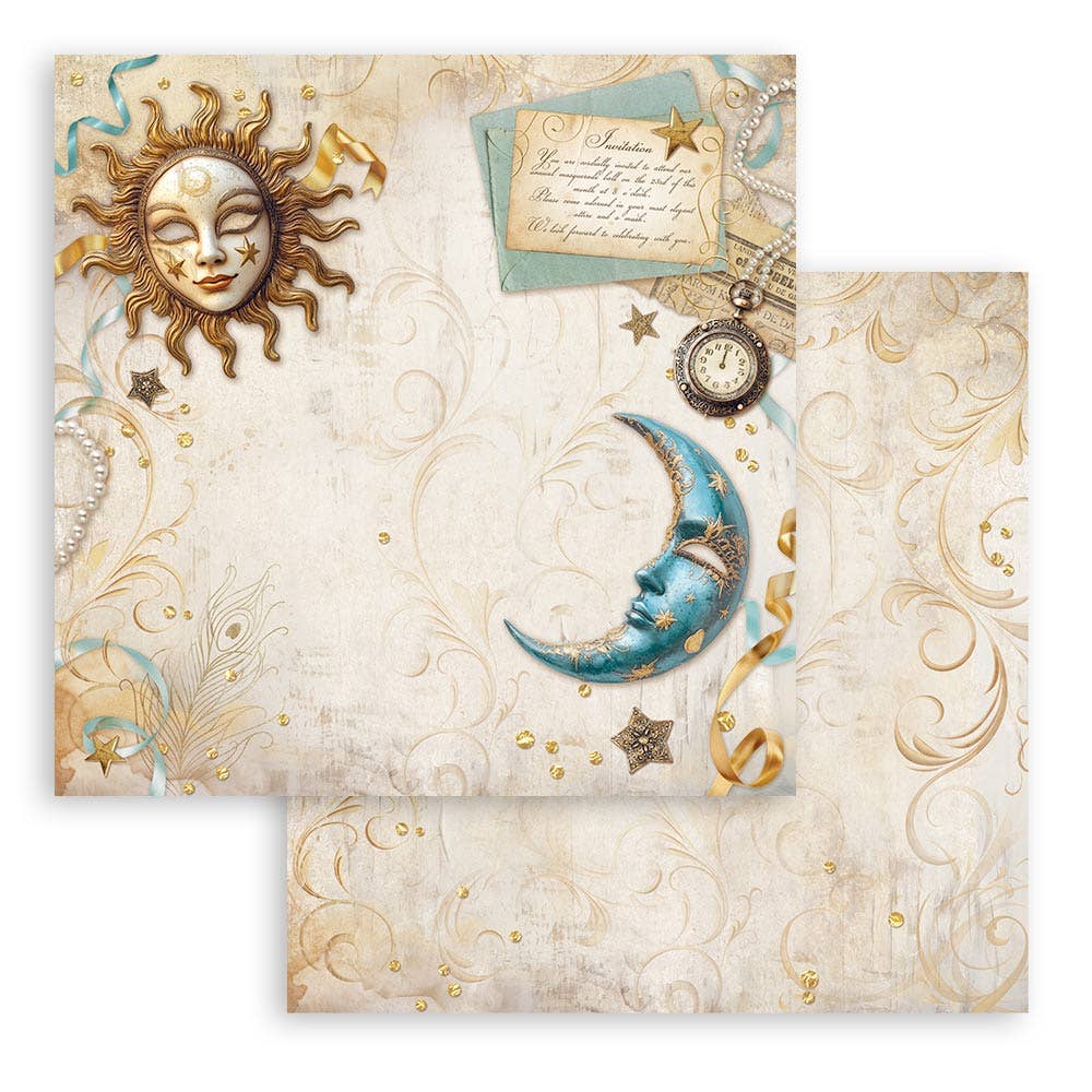 Stamperia - Masquerade Scrapbooking Pad