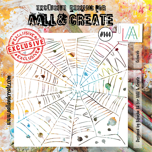 AALL & Create- #144 Cobweb Stencil