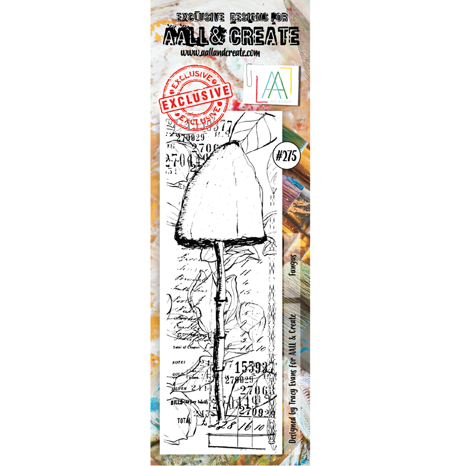 AALL & Create- #275 Clear Boarder Stamp- Fungus