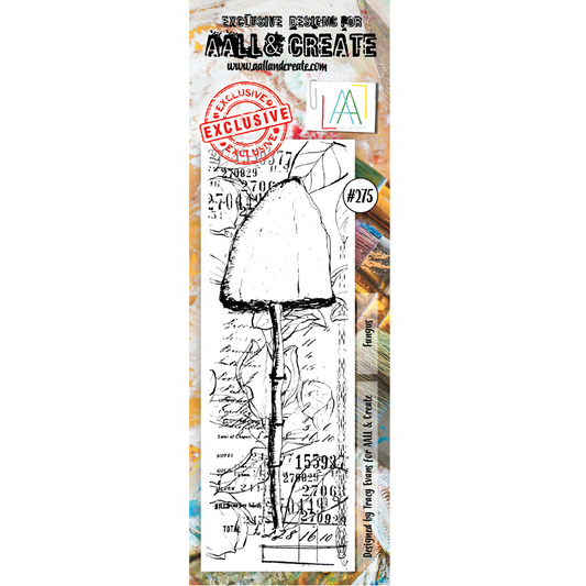 AALL & Create- #275 Clear Boarder Stamp- Fungus