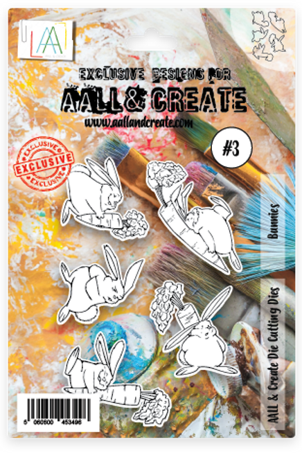 AALL & Create- #3 Bunnies Die Cutting Dies