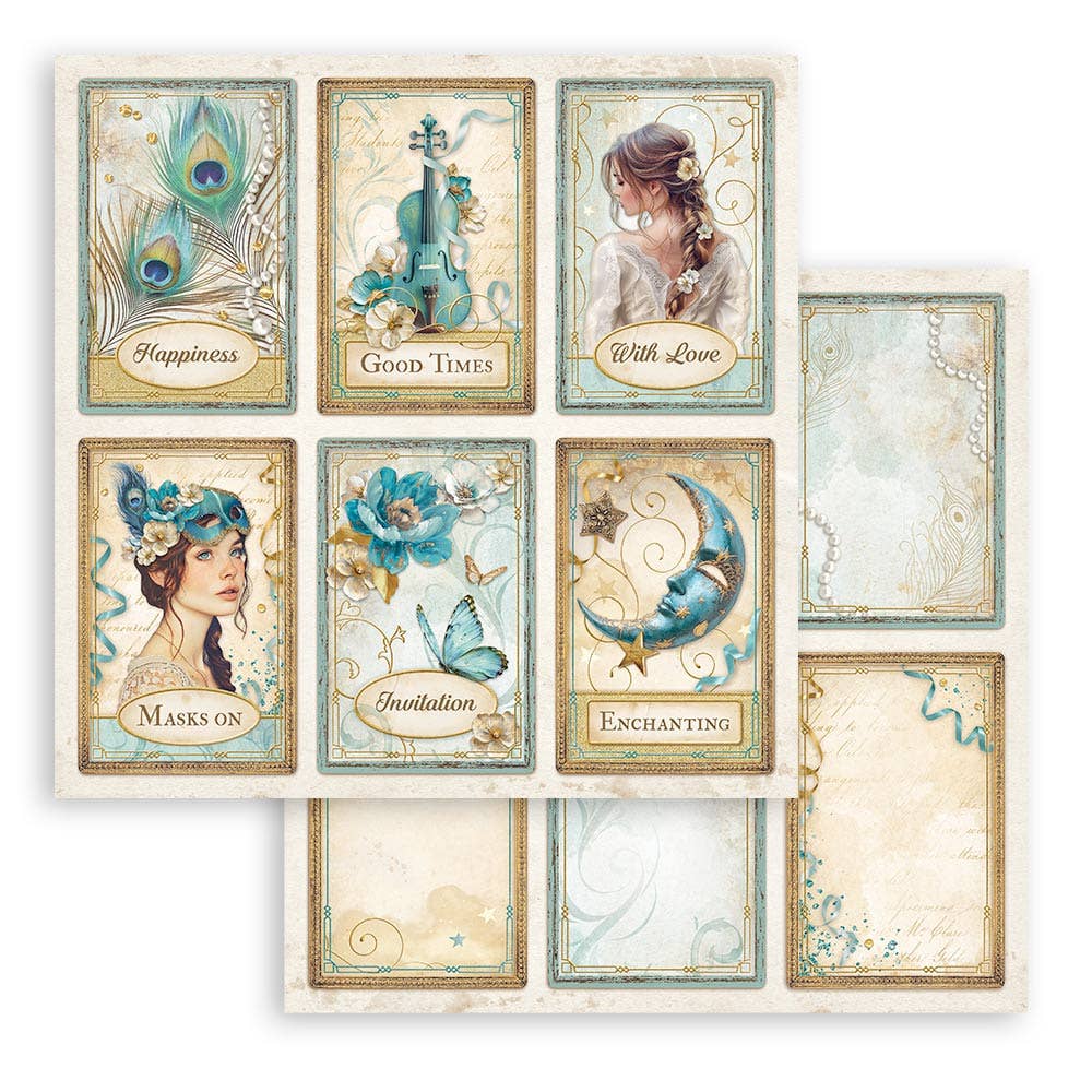Stamperia - Masquerade Scrapbooking Pad
