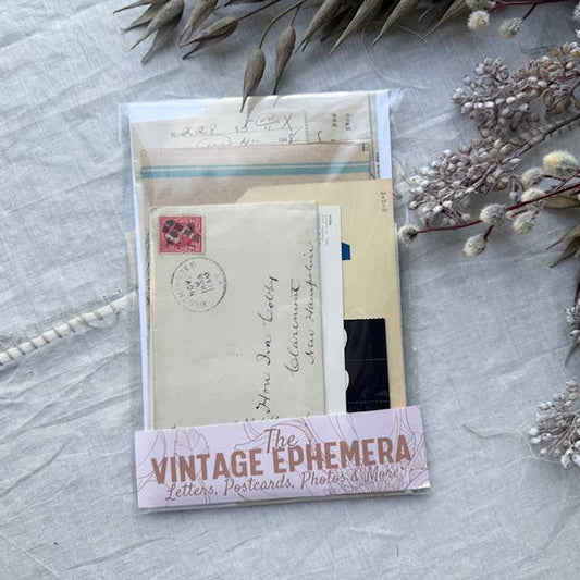 House of Books - Art Kit- Vintage Ephemera for Junk Journaling
