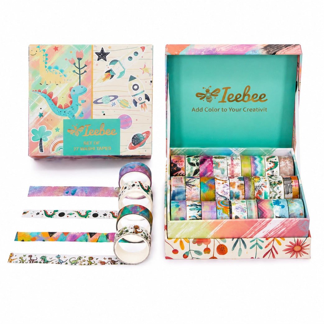 Ieebee - Dino Adventure Washi Tape Set