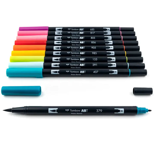 Tombow - Dual Brush Pens - Tropical 10 Pack