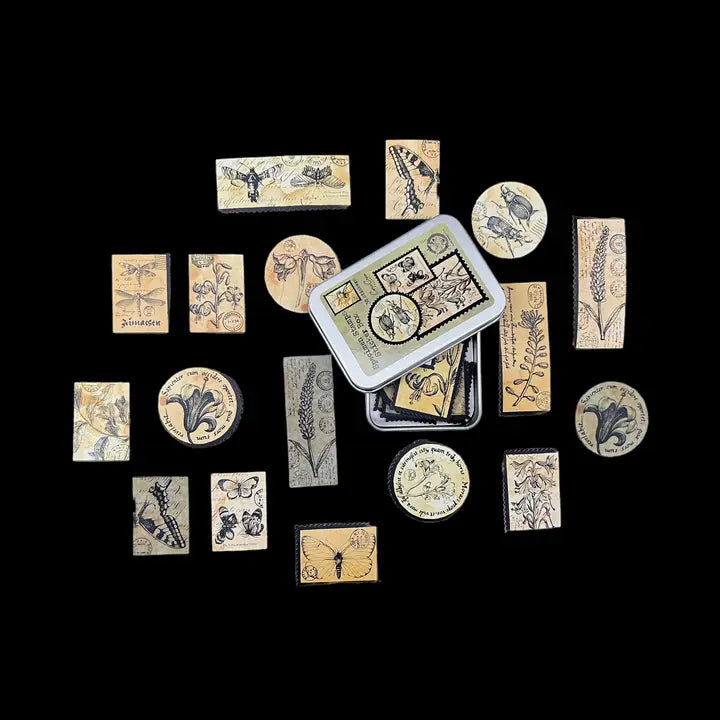 CoraCRea Crafts - Specimen Tin Sticker Box