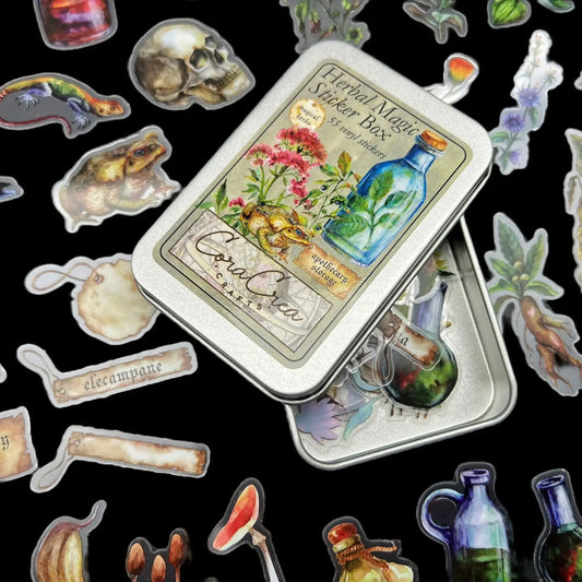CoraCrea Crafts - Herbal Magic Sticker Box