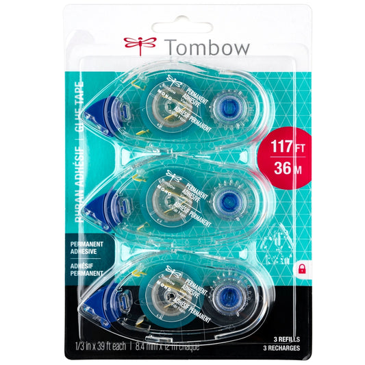 Tombow - Permanent Adhesive Refills - 3 Pack
