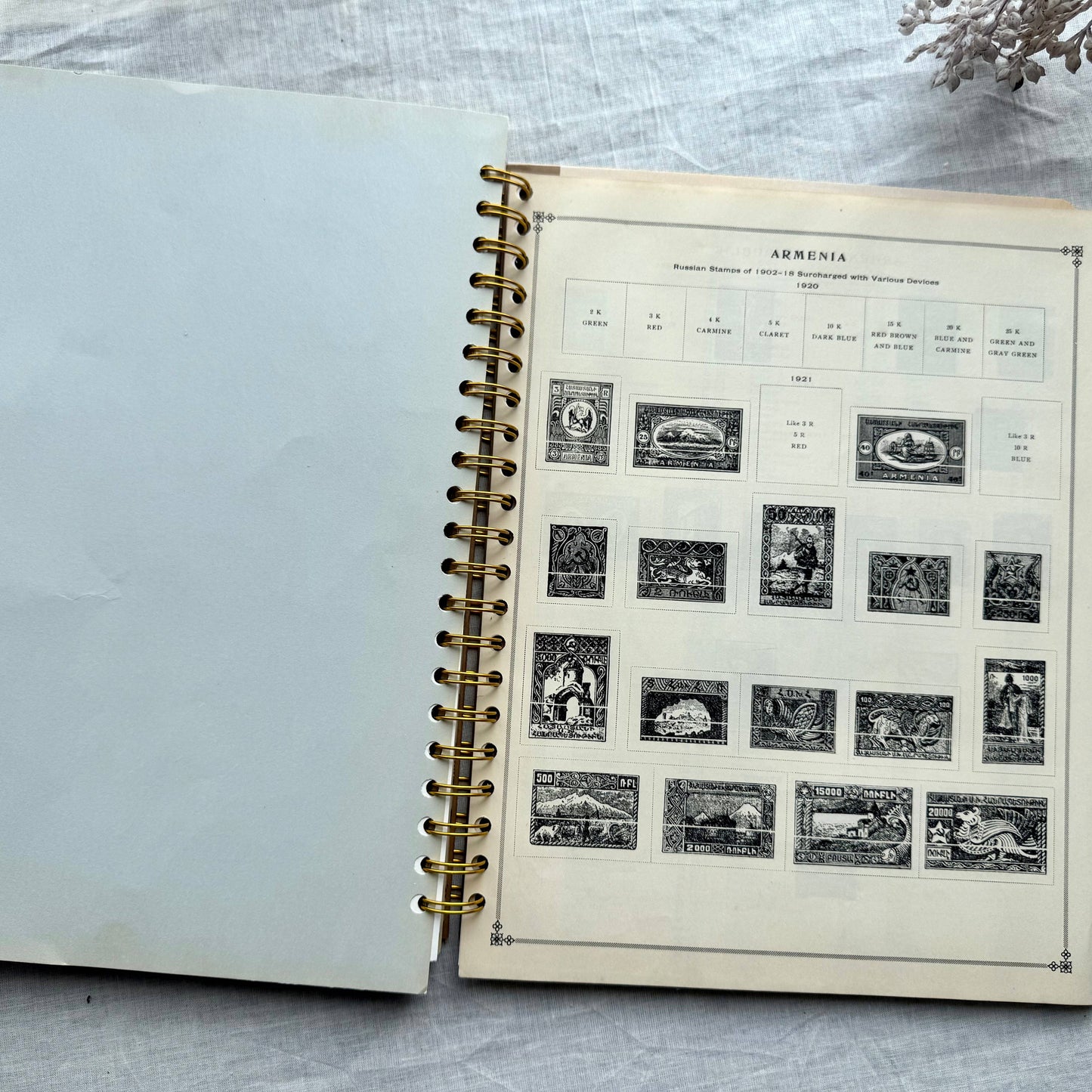 Hose of Books - Vintage Mixed Media Journal- 9x12 inches: Spiral Bound