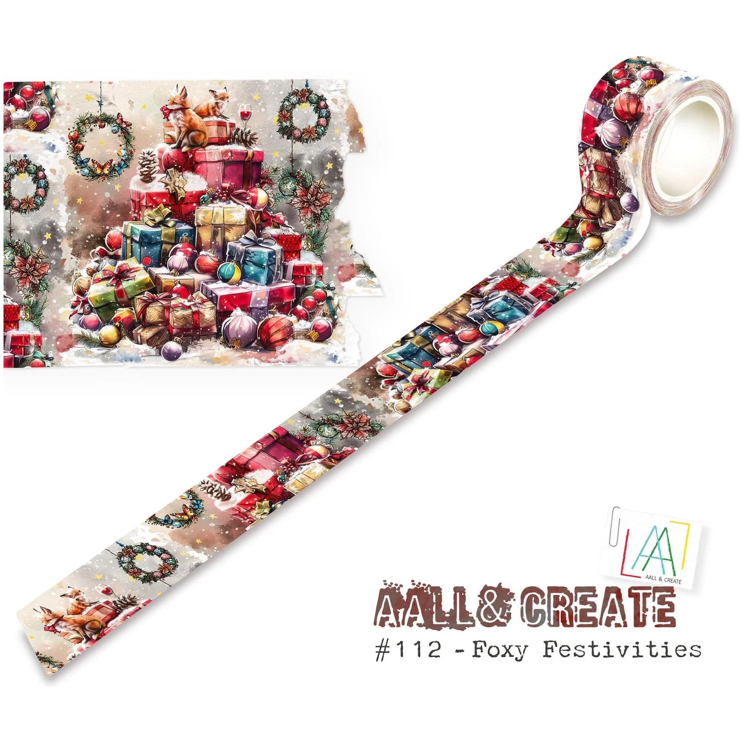 AALL & Create- #112 Foxy Festivities Washi Tape