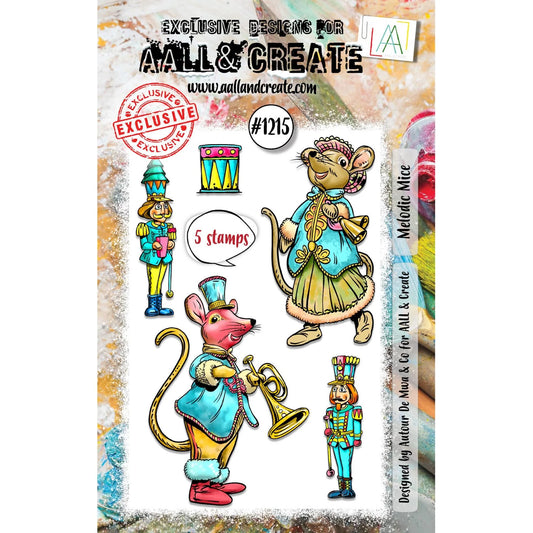 AALL & Create - Melodic Mice #1215 - Stamp Set