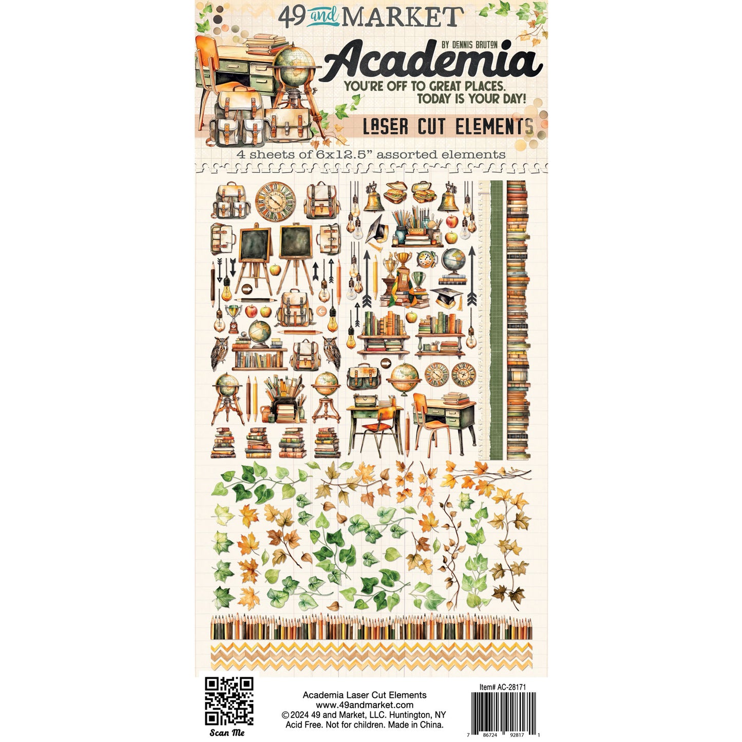 49 & Market- Academia Laser Cut Elements