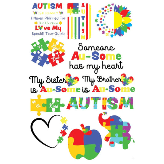 SSC - Autism Au-Some Laser Cut Ephemera