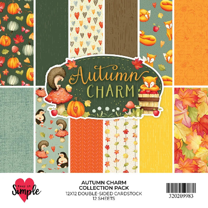 Keep It Simple Paper Crafts - Autumn Charm 12x12 Double-Sided Paper