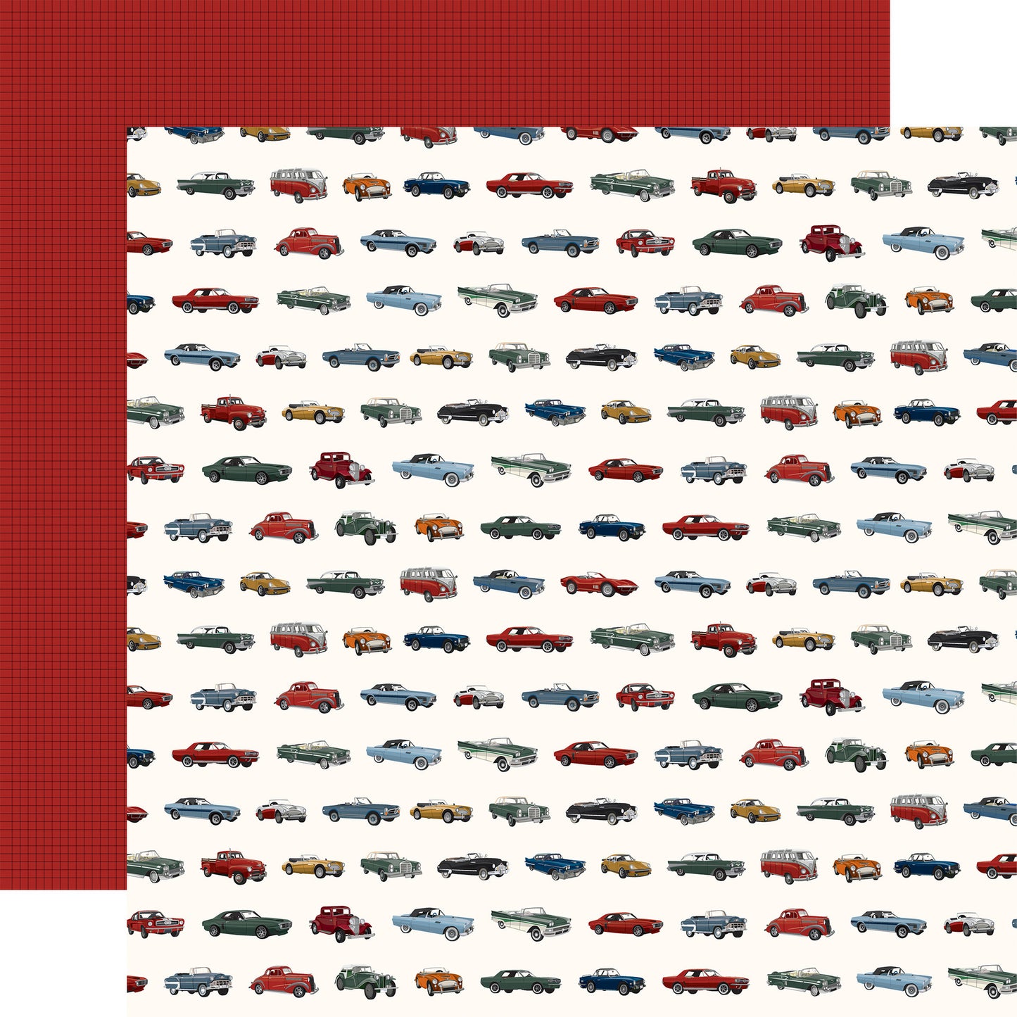 Carta Bella - Cars - Roadway Rides 12x12 Paper