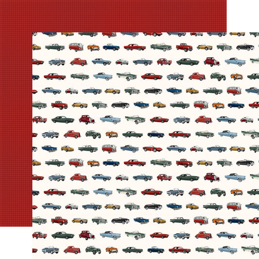 Carta Bella - Cars - Roadway Rides 12x12 Paper