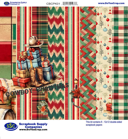 SSC - Cowboy Christmas 12x12 Collection Kit