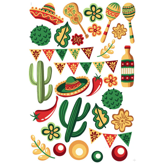 SSC - Cinco De Mayo 12x12 Scrapbook Paper and Embellishment Kit