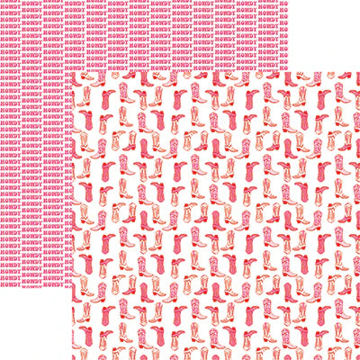 Designs By Reminisce - These Boots Are Made For Walking 12x12 Paper