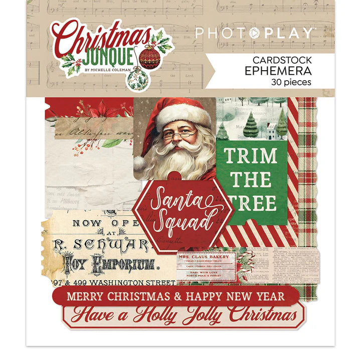 Photoplay - Christmas Junque Ephemera Pack