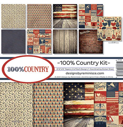 Designs By Reminisce - 100% Country Collection Kit
