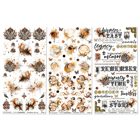 49 & Market - Nostalgic Memories Blendable Rub-on Transfers