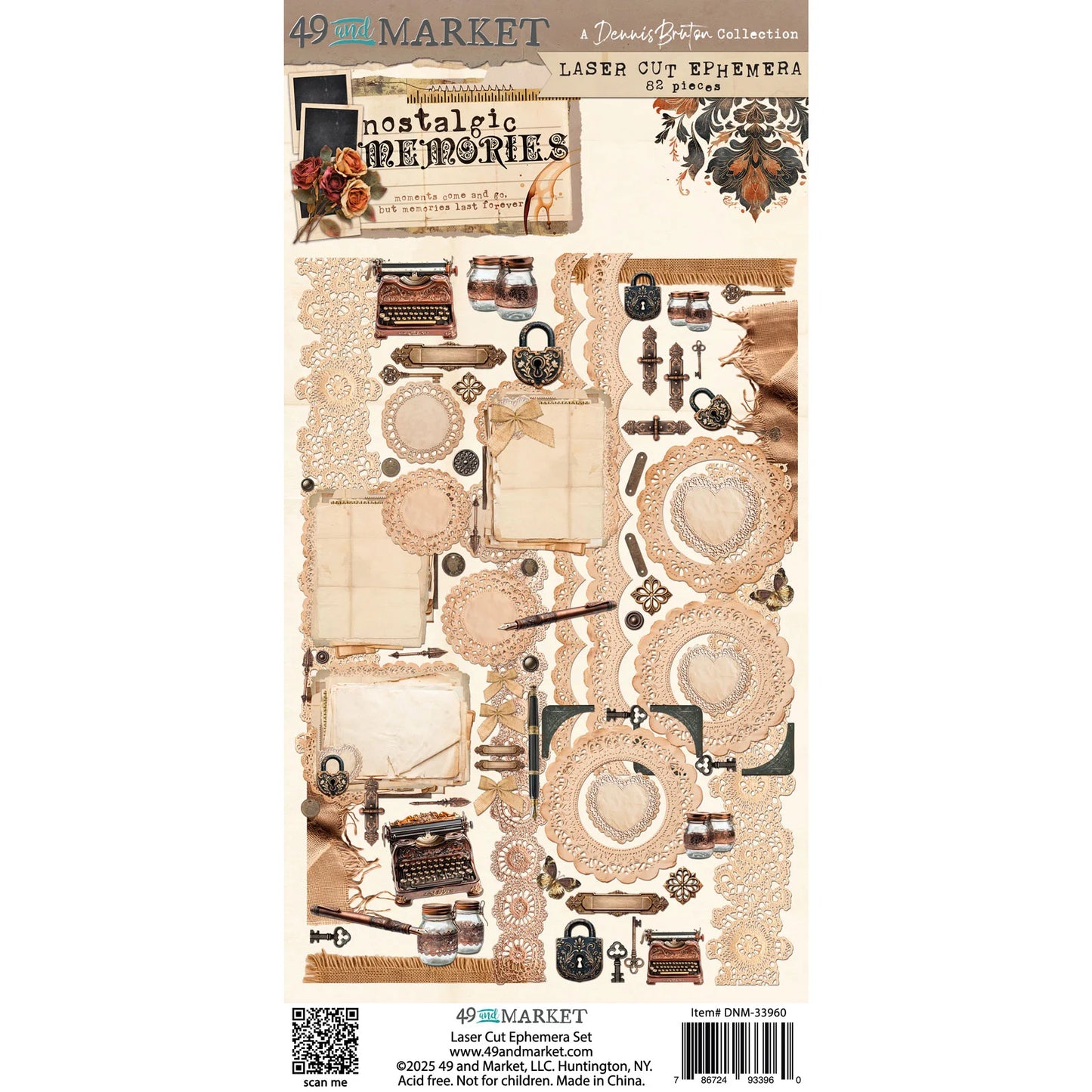 49 & Market - Nostalgic Memories Laser Cut Ephemera
