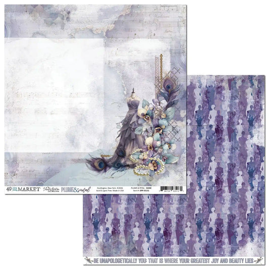 49 & Market - Plume and Petal - Shine 12x12