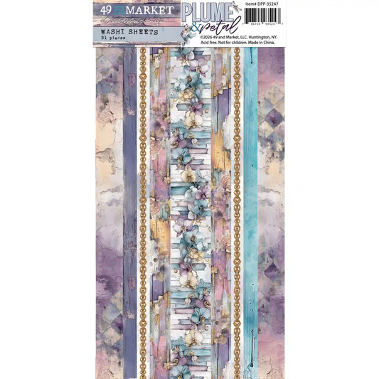 49 & Market - Plume and Petal - Washi Tape Sheets