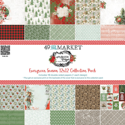 49 & Market- Evergreen Season 12x12 Collection Pack