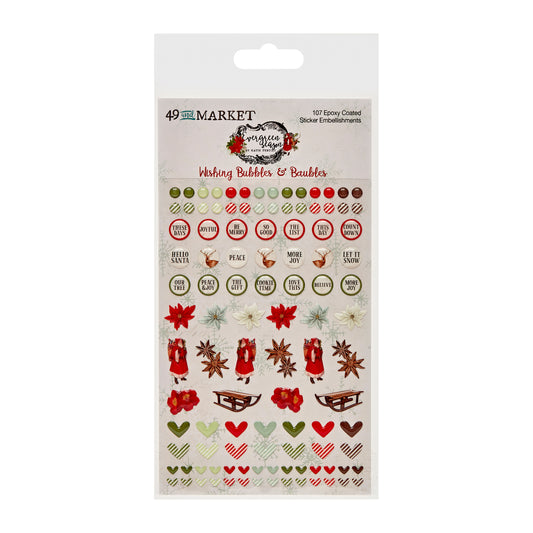 49 & Market- Evergreen Season Wishing Bubbles