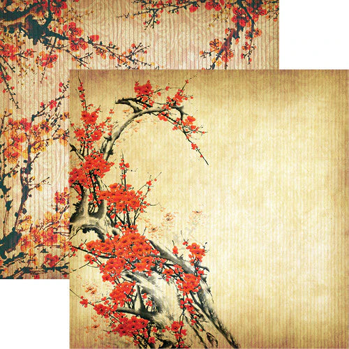 Designs By Reminisce - Peach Blossom 12x12 Paper