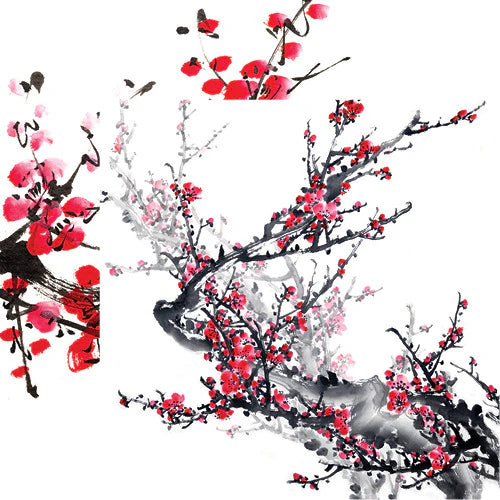 Designs By Reminisce - Plum Blossom 12x12 Paper