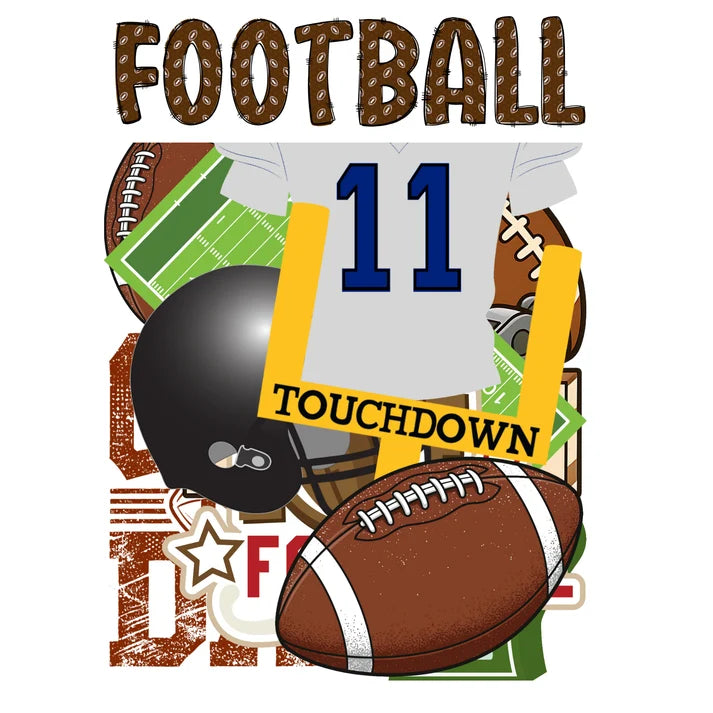 SSC - Go Big Sports - Football Laser-Cut Embellishments