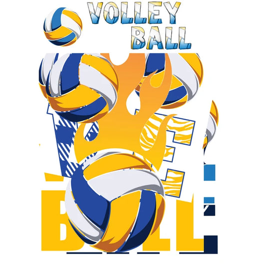 SSC - Go Big Sports - Volleyball Laser-Cut Embellishments