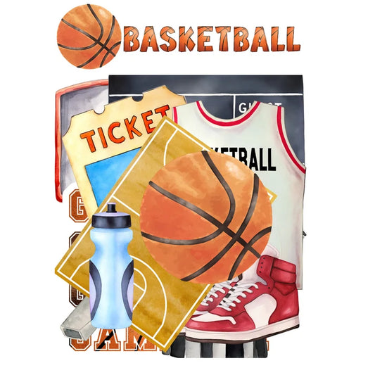 SSC - Go Big Sports - Basketball Laser-Cut Embellishments