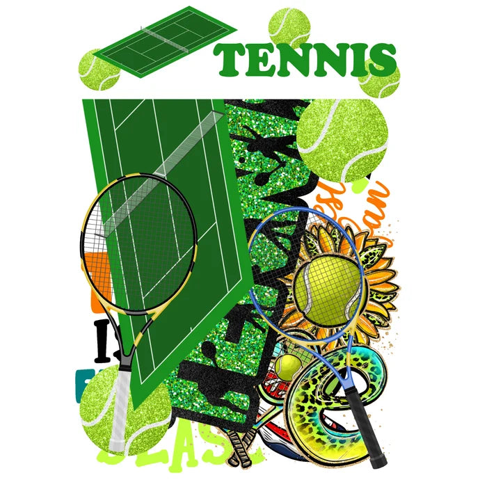 SSC - Go Big Sports - Tennis Laser-Cut Embellishments