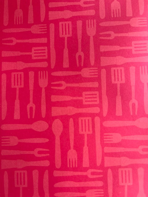 Vintage Market - Pebbles Inc - BBQ Utensils 12x12 Paper (2 sheets)