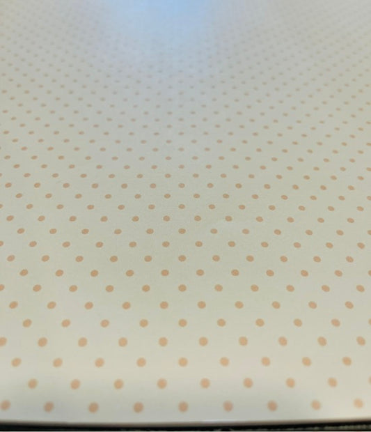 Vintage Market - K & Company - Peach Dots 12x12 Paper