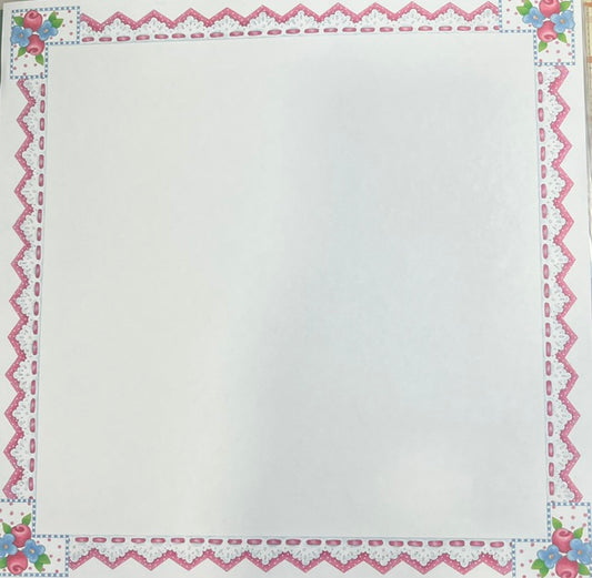 Vintage Market - Me & My BIG Ideas - Vintage Blossom Border 12x12 Paper
